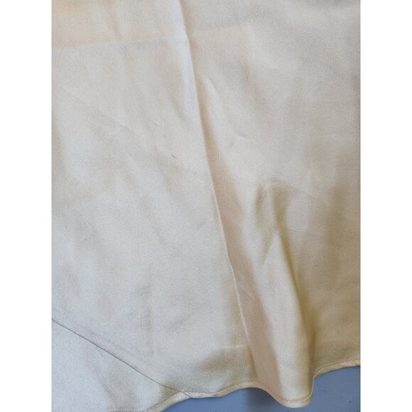 NWD Reformation Ronda Silk Wedding Gown Maxi Dress Size 14 Sunshine #4A458 - Picture 11 of 16